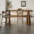 Nut-brown Straight Solid Wood Bar Table