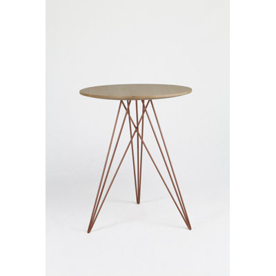 Hudson Solid Wood Top End Table