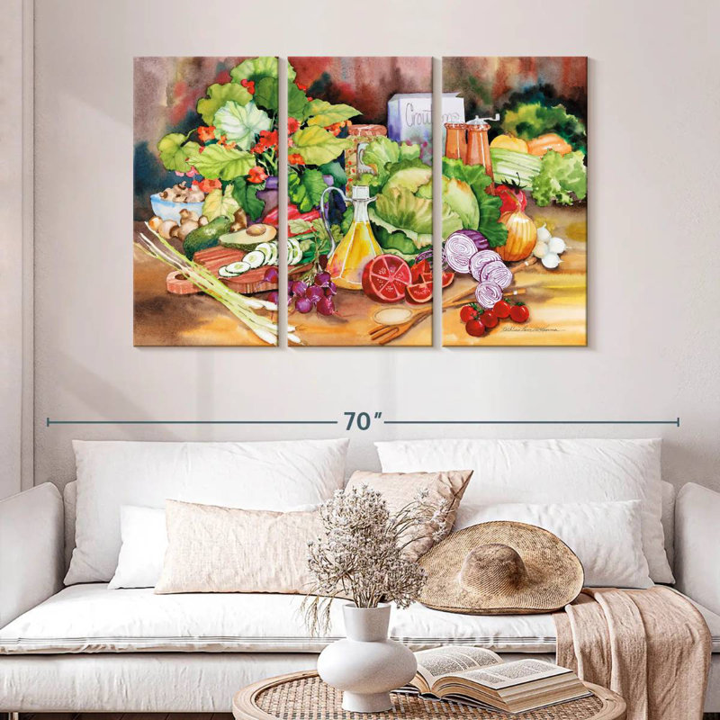Yarlin Garden Salad, 32" H x 50" W