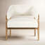 Chaise d'appoint rembourrée Maudette-88235088