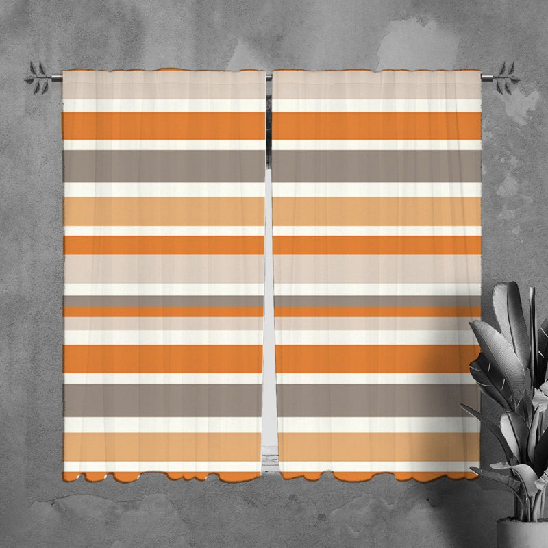 Paire de rideaux obscurcissant en polyester Kallina, L 20 po x L 82 po