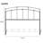 Francisco Queen Headboard Only - Black Walnut-1678645891