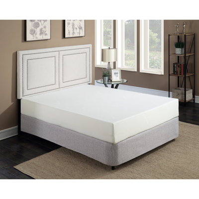 10 In. Plush Twin-XL Size Gel Memory Foam Mattress, Cooling Technology, Pressure Relief Bed Mattress In A Box, White