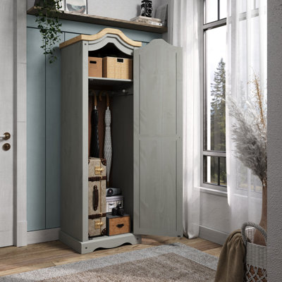 Entryway Cabinet Corona Grey | Furniture Dash