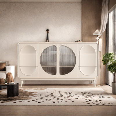 Armoire de rangement crème