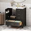 Meuble-lavabo de 30 po avec porte à fermeture douce, 3 tiroirs à fermeture douce et plateau amovible-566566047