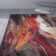 Chaena Abstract Red/Grey Area Rug