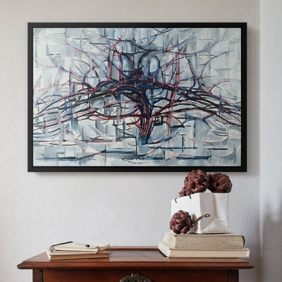 Horizontal Tree, 1912-Piet Mondrian-Framed Gallery Wrapped Canvas