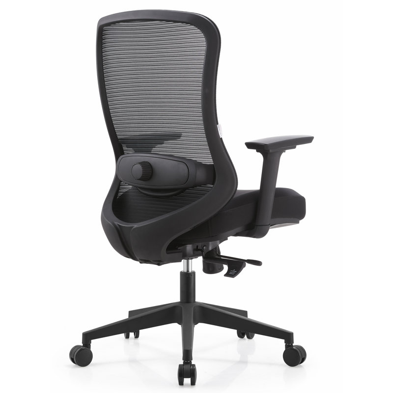 Fauteuil de bureau ergonomique Ingram, Noir