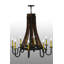 Damascus 8 - Light Chandelier