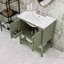 Meuble-lavabo de salle de bain avec lavabo en céramique, tablette Botom et armoire de rangement-941088263