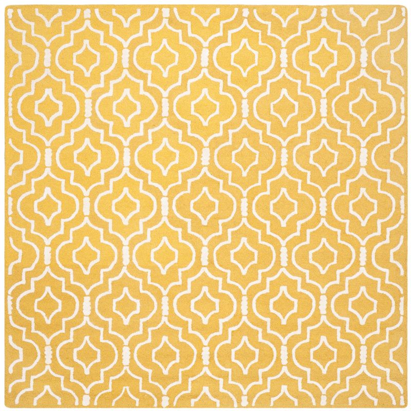 Tapis en laine touffeté à la main Cannen, Carré 6 pi