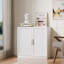 Armoire de rangement moderne à 2 portes avec tablettes réglables 31 po-1575426783-1575426779