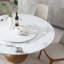Table ronde en pierre frittée (table seulement)-1019598868