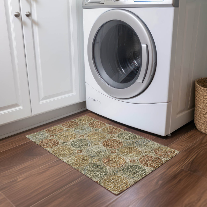  Paillasson intérieur antidérapant Neysa, Rectangle 1 pi 8 po x 2 pi 6 po