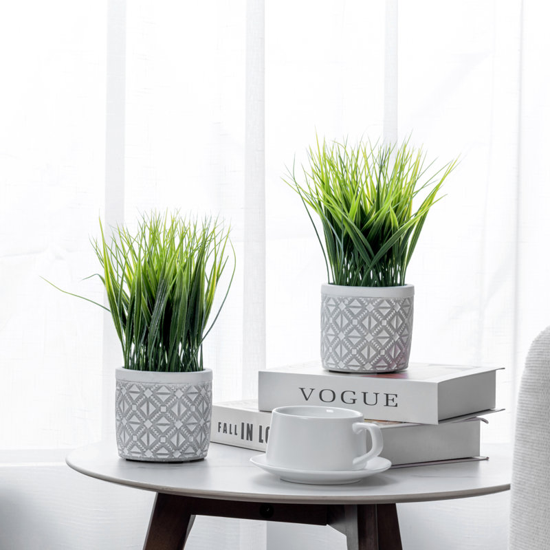 22.86cm Faux Onion Grass Grass