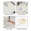 Lavabo de salle de bain ovale encastré en céramique avec trop-plein Rhyth Series-27420310