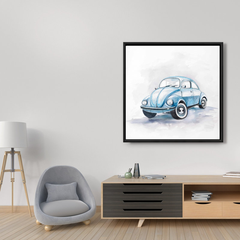 " Beetle Blue Car "