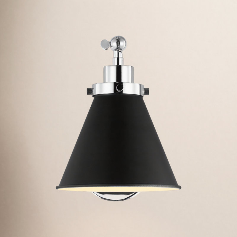 Wellfleet 1 - Light Swing Arm, Silver, Black