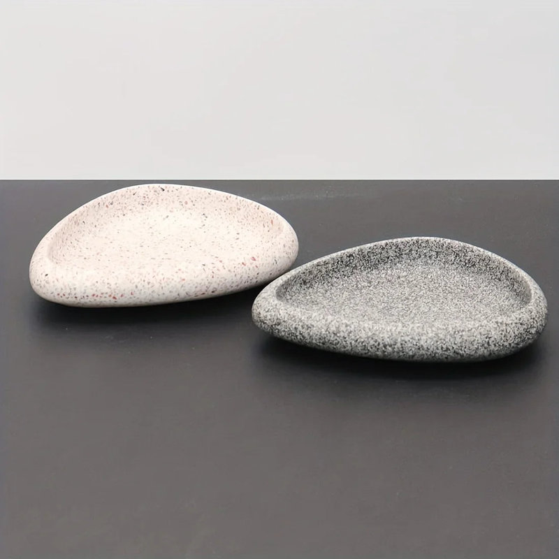Soap Dish - Ceramic European Style, White