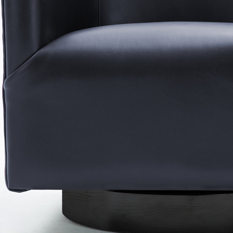 Chaise d'appoint pivotante en polyester polyvalente pour diverses occasions et styles, Blue