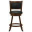Tabouret pivotant en bois (ensemble de 2)