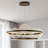 2 - Light Dimmable Led Tiered Chandelier