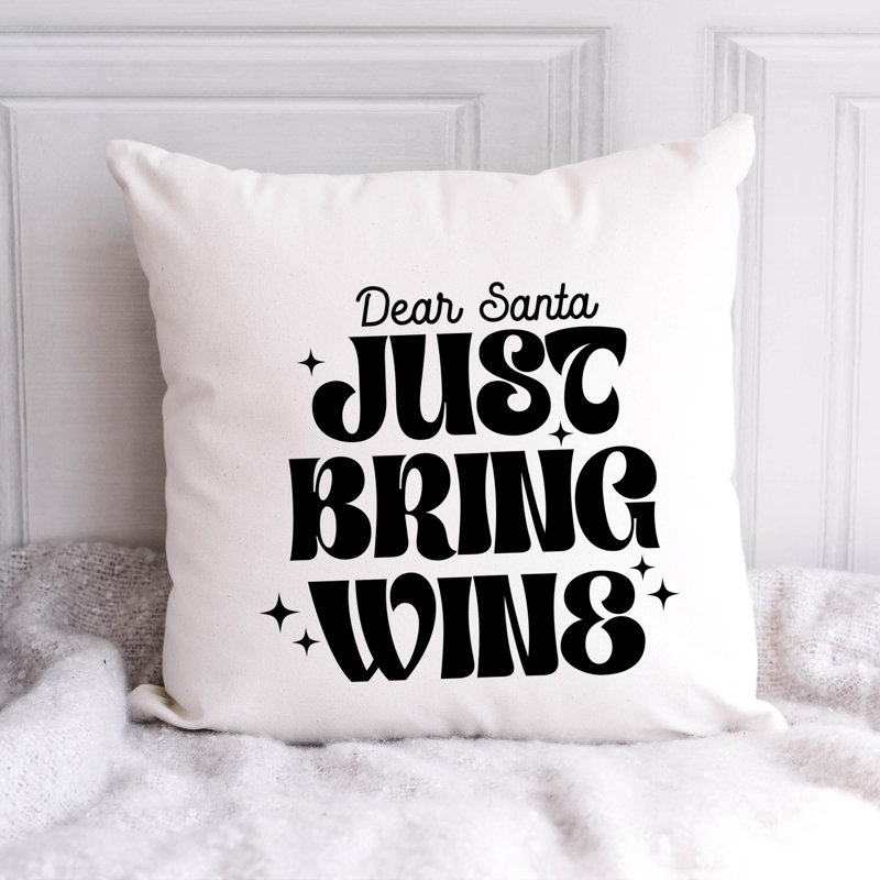 Coussin en polyester Christmas_Noir-03, 14 po x 14 po