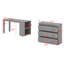 Lit mezzanine double bas avec cabinet-2130900319
