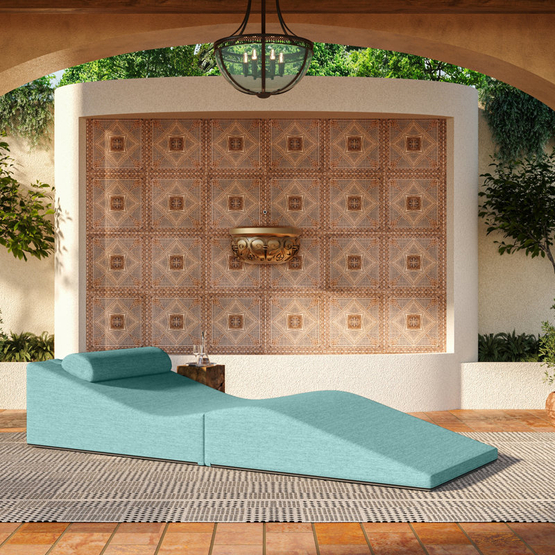 Adanely Sun Lounger - Luxurious Waterproof Folding Lounge & Chaise - Sunbrella, Breeze