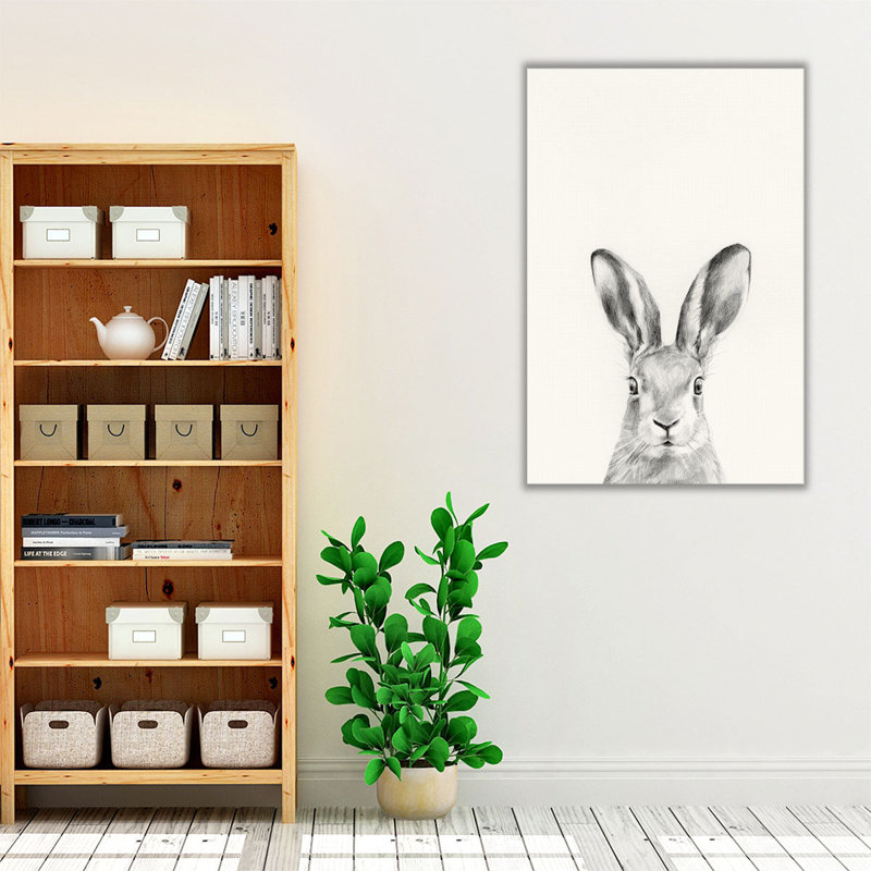 «Animal Mug I», reproduction d'art sur toile, H 48 po x l 32 po