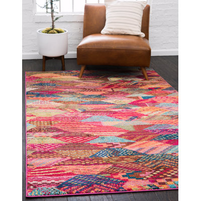 Eddins Washable Geometric Indoor Rug