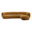 Lake Chaise Sectional Ochre LAF-1258229052