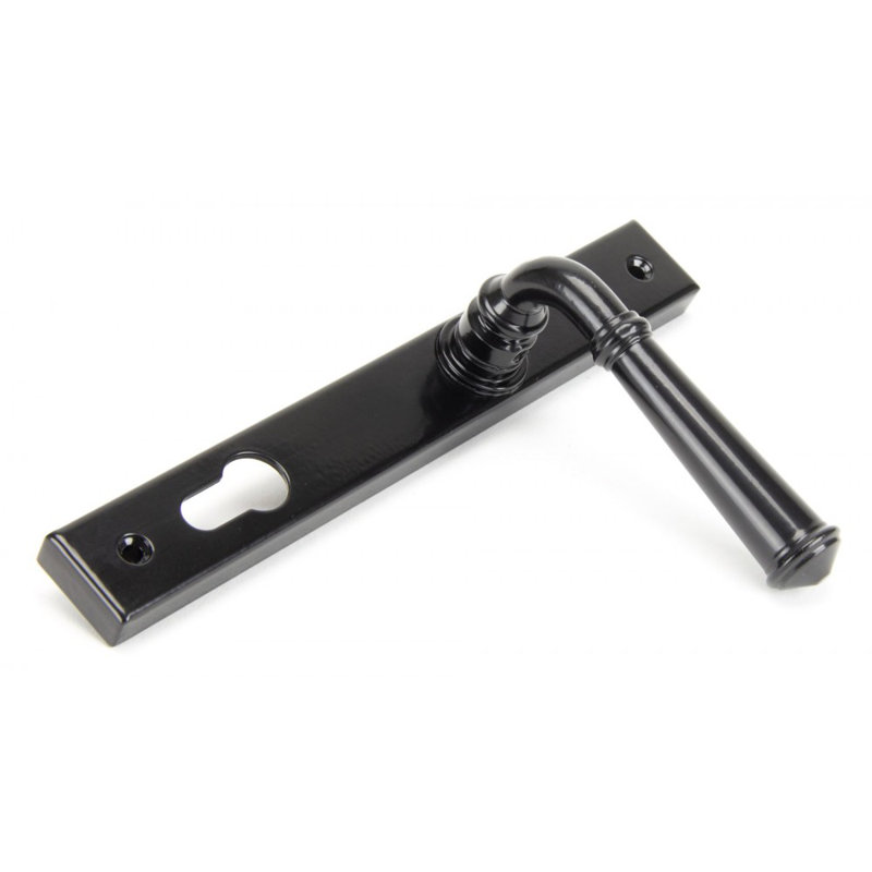 Regency Lock Door Handle Kit, Black
