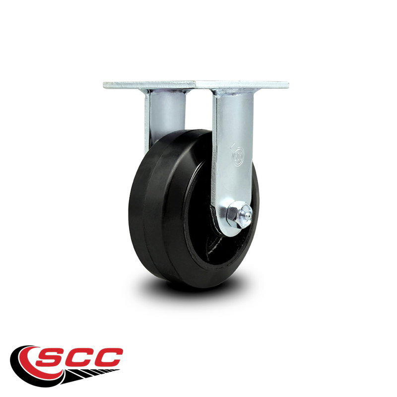 Rubber on Steel Caster