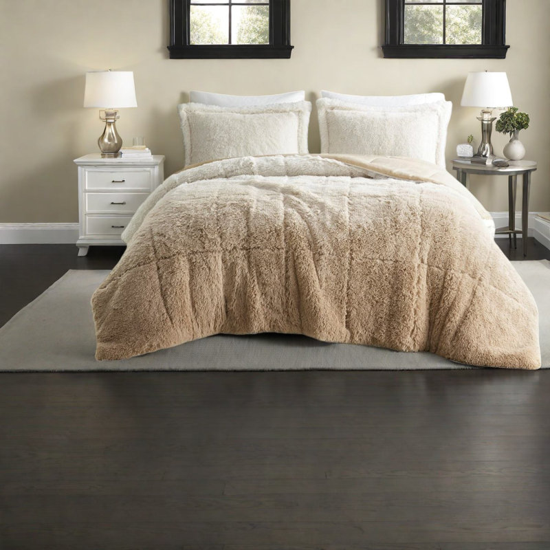 Ensembles de literie douillets en fausse fourrure de polyester TG pour maison moderne