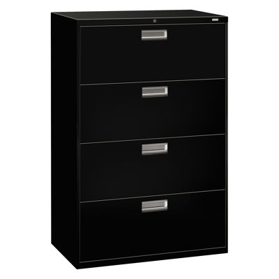 Brigade 600 Series 4-Drawer Lateral Filing Cabinet by HON