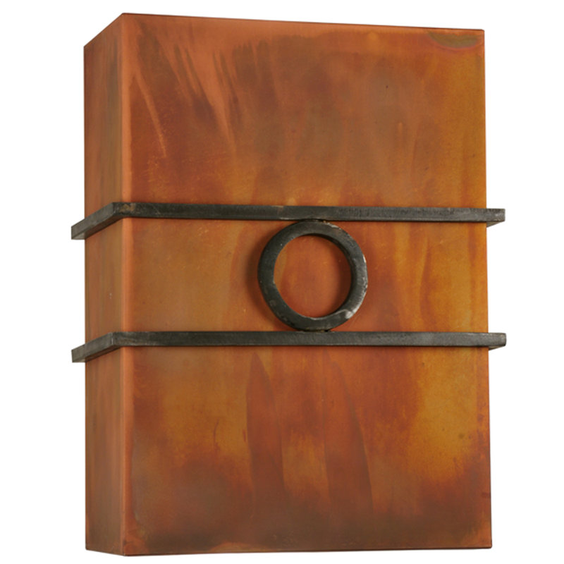 Rustic Lodge Flush Mounted Sconce, LED