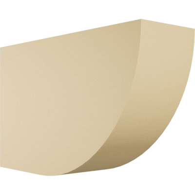 5"W x 10"H x 16"L Standard Durham Signature Urethane Rafter Tail, Primed Tan