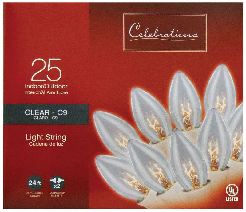 9.5'' String Lights, Clear
