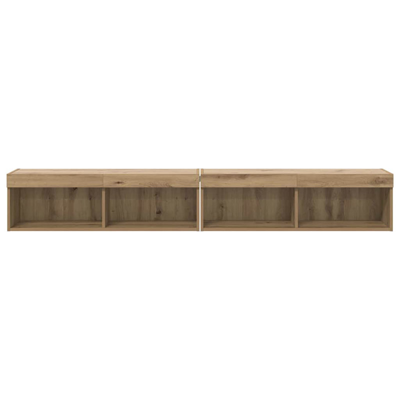 Unfinished TV Stand for TVs up to 43", Artisan Oak