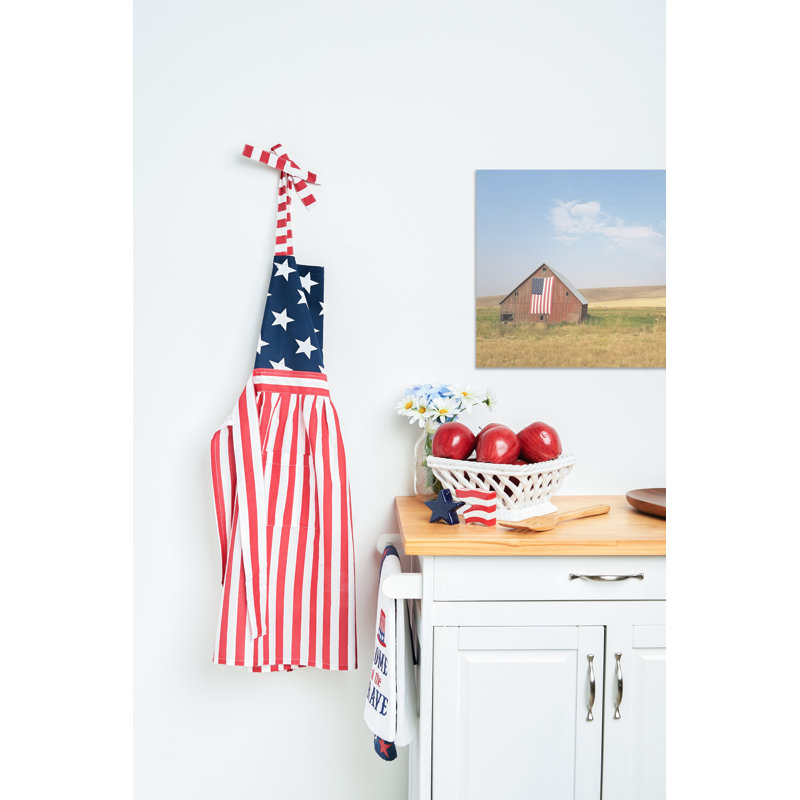 Stars and Stripes Patriotic Apron, Adult