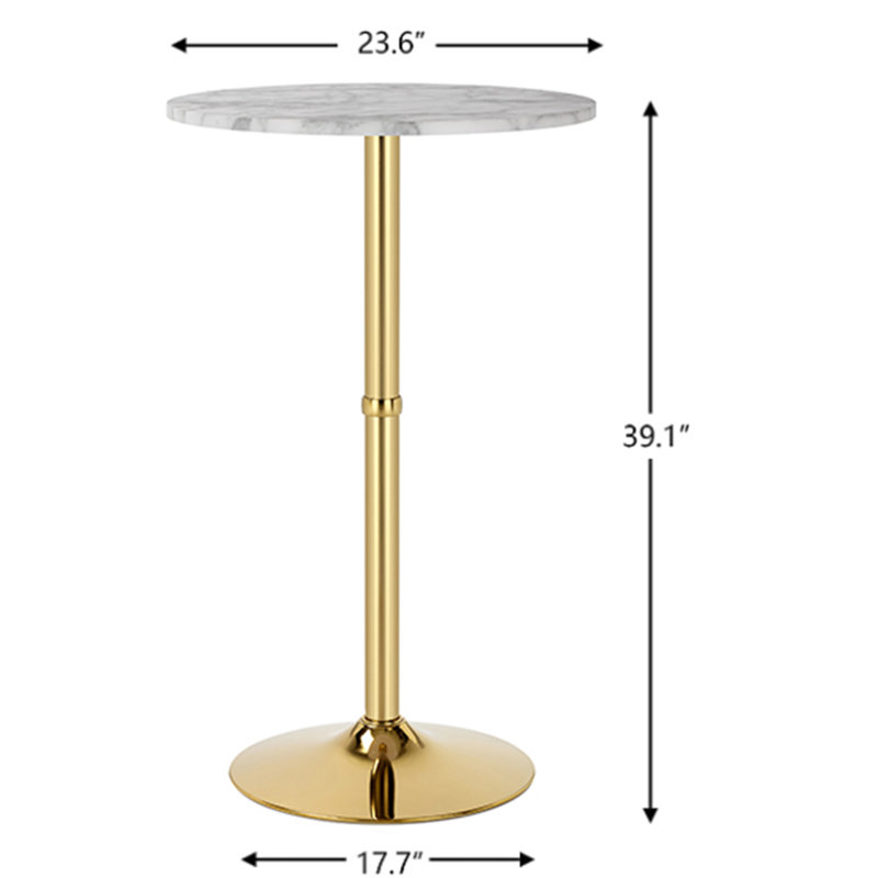Kuriakos rond 23,6 po, Blanc