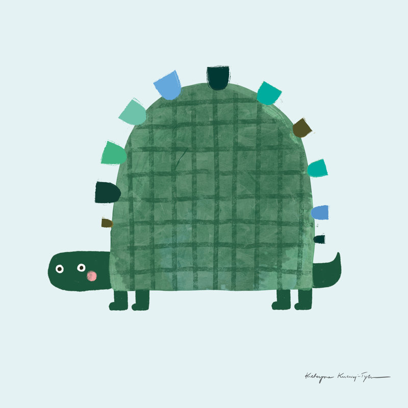 Louiese «Turtle Crop» par Kasia Kucwaj-Tybur, impression, H 30 po x l 30 po, Non, Toile tendue