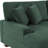 Oversized Upholstered Hunter Green Corduroy Sleeper Sofa Bed Lounge sofa with Armrests & Throw Pillows-470679569