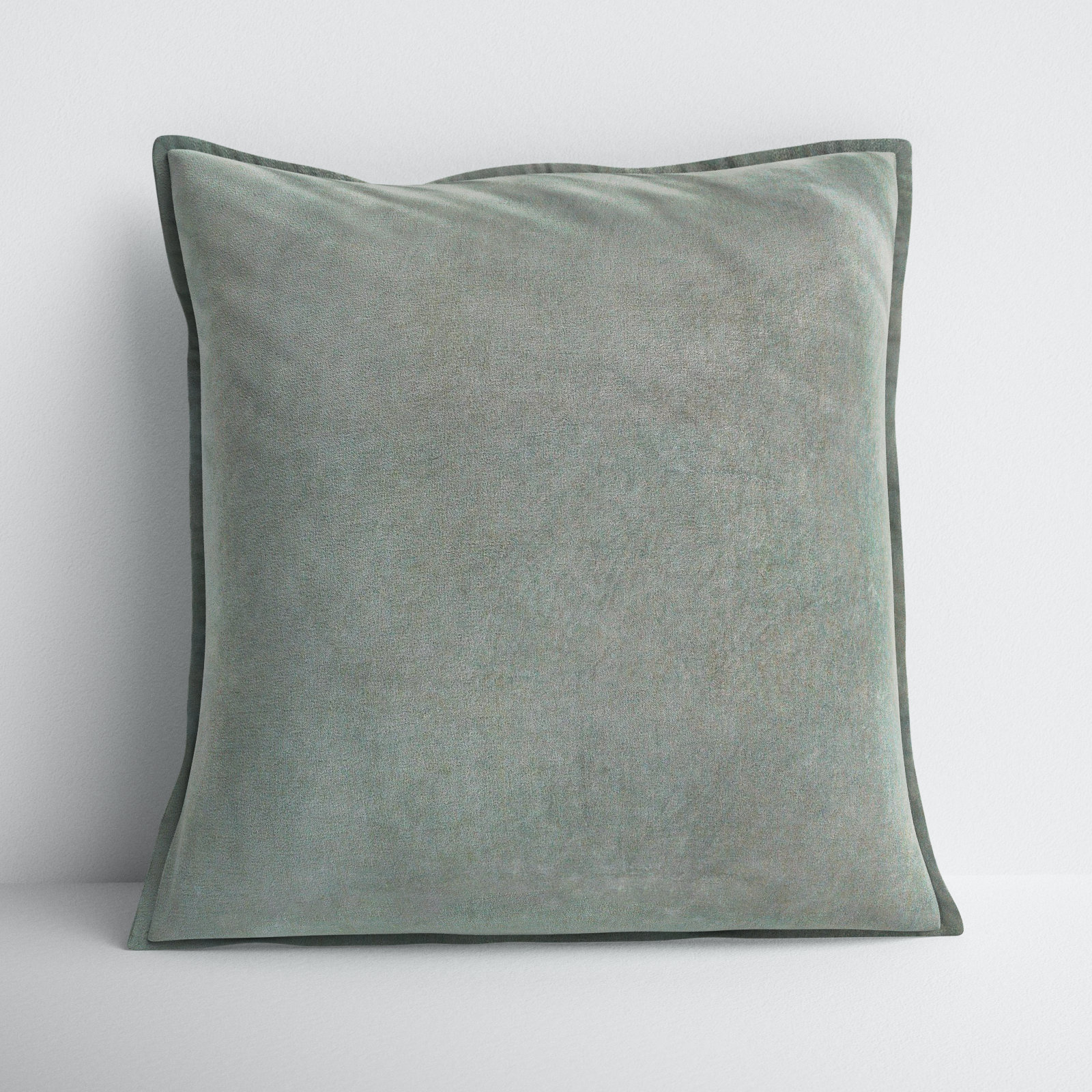 Edgar Throw Pillow, Sea Foam, Polyester/Polyfill, 22"H x 22"W