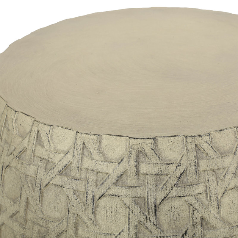 Table d'appoint d'extérieur en béton léger (table incluse seulement)