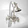 Woodrow Wall Mounted Tub Spout with Handshower