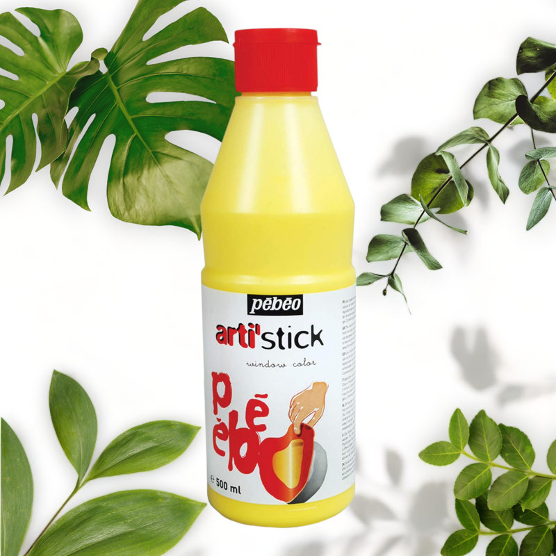 Repositionable Window Paint 500ml Yellow