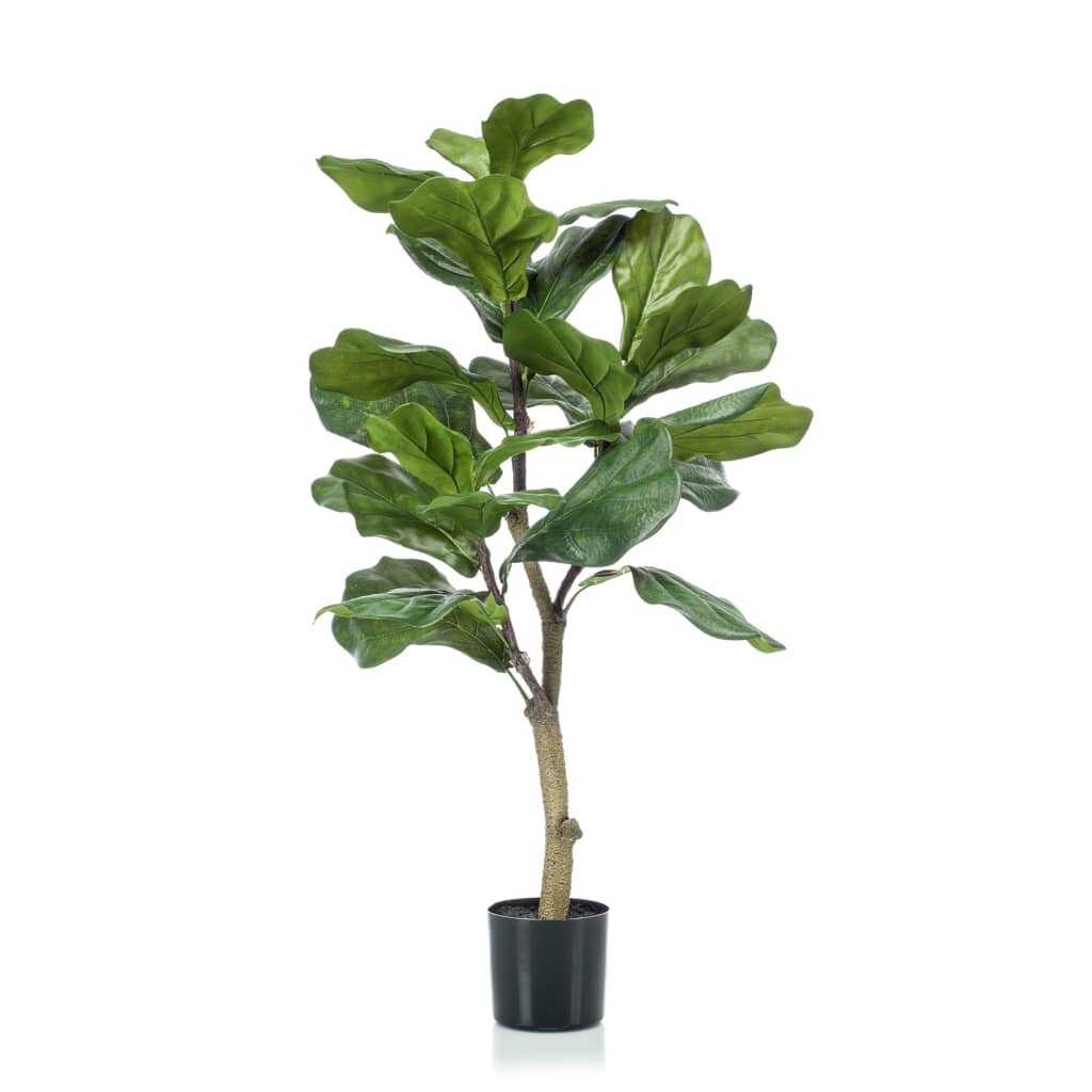 Boden-Kunstpflanze Ficus Lyrata im Topf